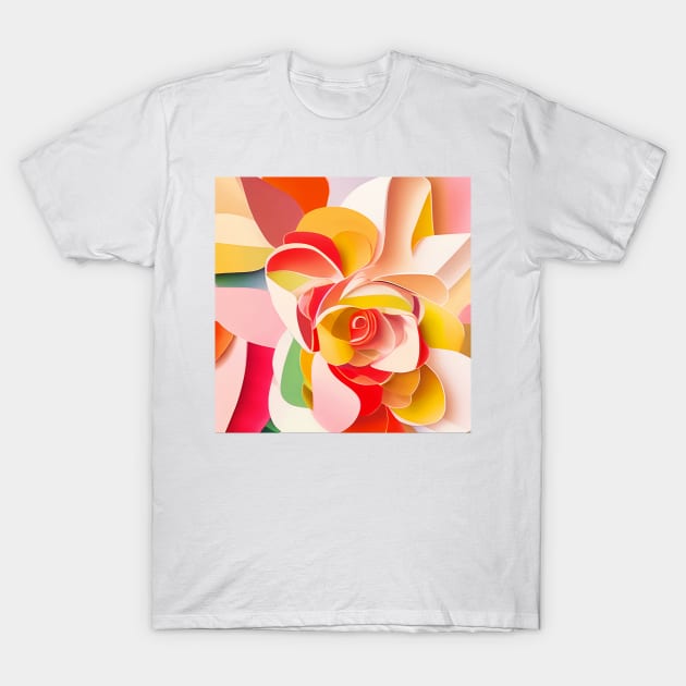 Delicate Floral Impressions T-Shirt by DANAROPER